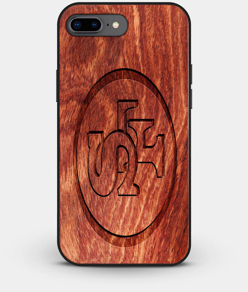 Best Custom Engraved Wood San Francisco 49ers iPhone 8 Plus Case - Engraved In Nature