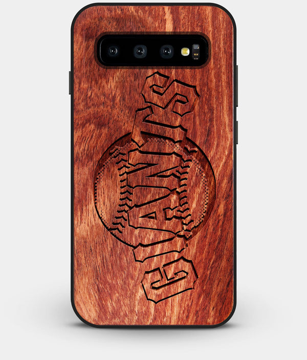 Best Custom Engraved Wood San Francisco Giants Galaxy S10 Plus Case - Engraved In Nature