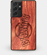Best Wood San Francisco Giants Galaxy S21 Ultra Case - Custom Engraved Cover - Engraved In Nature
