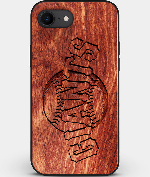 Best Custom Engraved Wood San Francisco Giants iPhone SE Case - Engraved In Nature