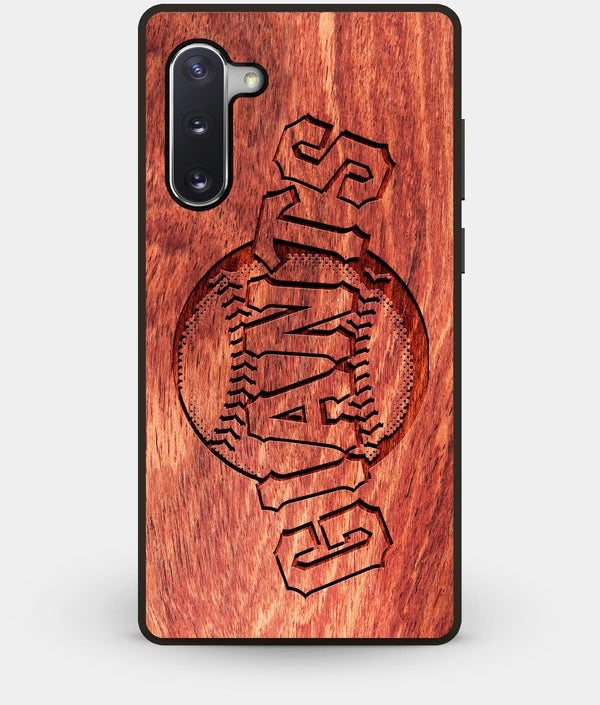 Best Custom Engraved Wood San Francisco Giants Note 10 Case - Engraved In Nature