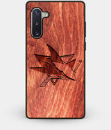 Best Custom Engraved Wood San Jose Sharks Note 10 Case - Engraved In Nature