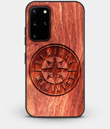 Best Custom Engraved Wood Seattle Mariners Galaxy S20 Plus Case - Engraved In Nature