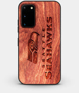 Best Custom Engraved Wood Seattle Seahawks Galaxy S20 Case - Engraved In Nature