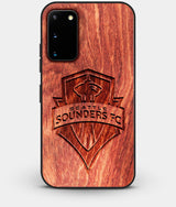 Best Custom Engraved Wood Seattle Sounders FC Galaxy S20 Case - Engraved In Nature