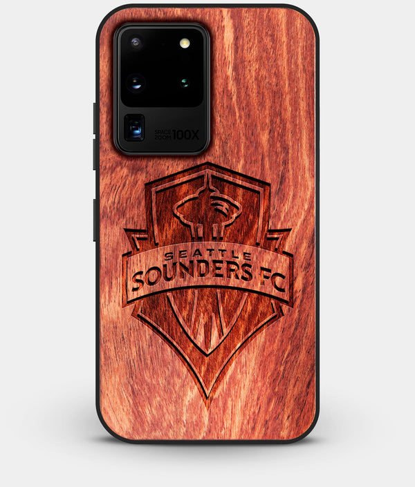 Best Custom Engraved Wood Seattle Sounders FC Galaxy S20 Ultra Case - Engraved In Nature