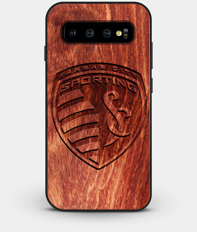 Best Custom Engraved Wood Sporting Kansas City Galaxy S10 Plus Case - Engraved In Nature