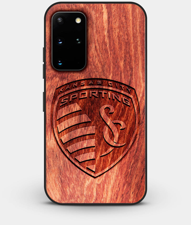 Best Custom Engraved Wood Sporting Kansas City Galaxy S20 Plus Case - Engraved In Nature
