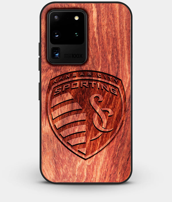 Best Custom Engraved Wood Sporting Kansas City Galaxy S20 Ultra Case - Engraved In Nature