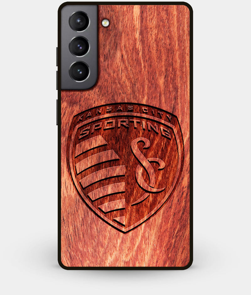 Best Wood Sporting Kansas City Galaxy S21 Case - Custom Engraved Cover - Engraved In Nature