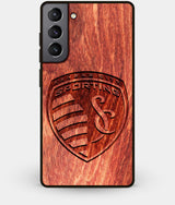 Best Wood Sporting Kansas City Galaxy S21 Plus Case - Custom Engraved Cover - Engraved In Nature