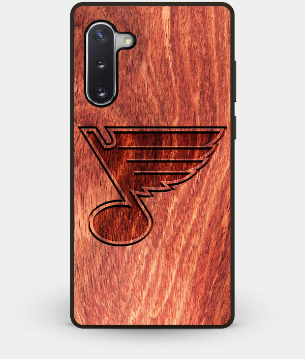 Best Custom Engraved Wood St Louis Blues Note 10 Case - Engraved In Nature