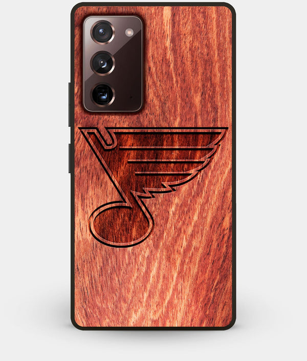 Best Custom Engraved Wood St Louis Blues Note 20 Case - Engraved In Nature