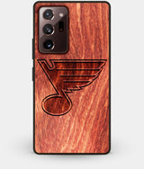 Best Custom Engraved Wood St Louis Blues Note 20 Ultra Case - Engraved In Nature
