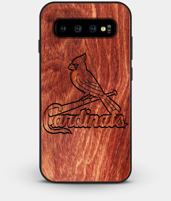 Best Custom Engraved Wood St Louis Cardinals Galaxy S10 Case - Engraved In Nature