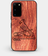 Best Custom Engraved Wood St Louis Cardinals Galaxy S20 Case - Engraved In Nature