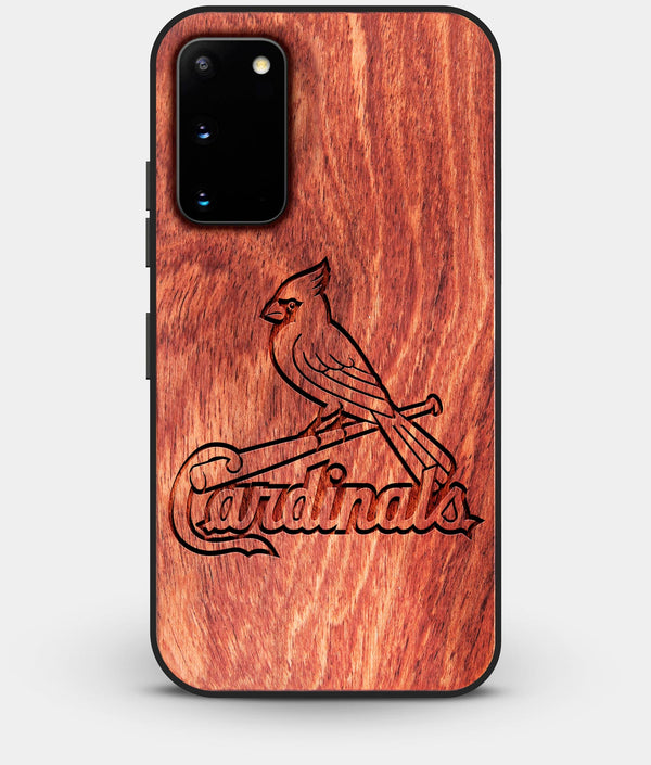 Best Wood St Louis Cardinals Galaxy S20 FE Case - Custom Engraved Cover - Engraved In Nature