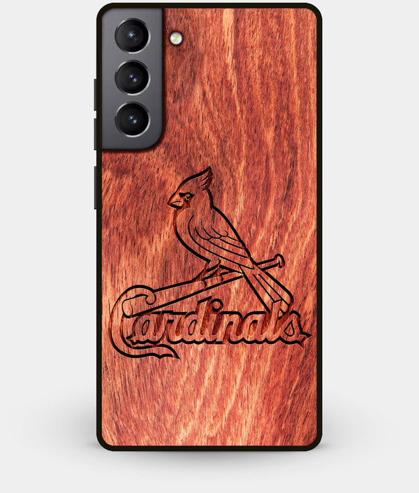 Best Wood St Louis Cardinals Galaxy S21 Case - Custom Engraved Cover - Engraved In Nature