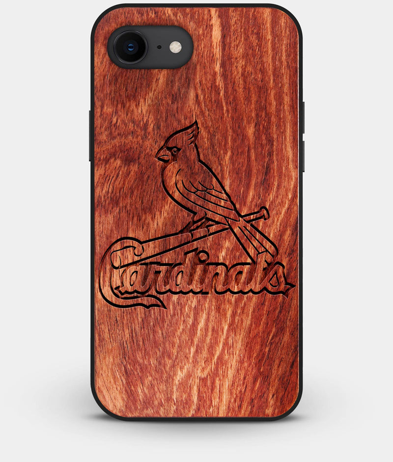 Best Custom Engraved Wood St Louis Cardinals iPhone 8 Case - Engraved In Nature