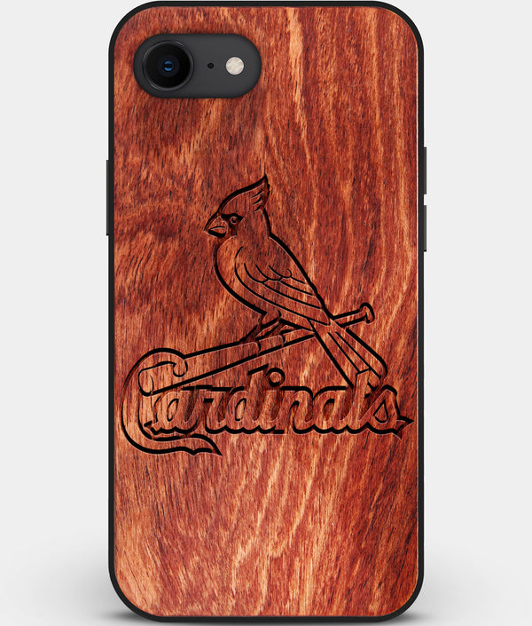 Best Custom Engraved Wood St Louis Cardinals iPhone SE Case - Engraved In Nature
