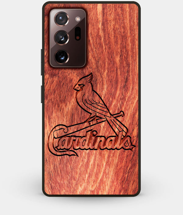 Best Custom Engraved Wood St Louis Cardinals Note 20 Ultra Case - Engraved In Nature