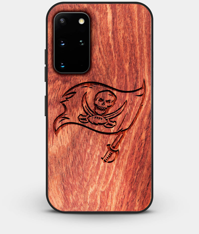 Best Custom Engraved Wood Tampa Bay Buccaneers Galaxy S20 Plus Case - Engraved In Nature