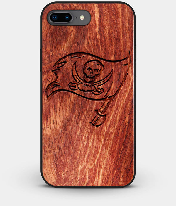 Best Custom Engraved Wood Tampa Bay Buccaneers iPhone 8 Plus Case - Engraved In Nature