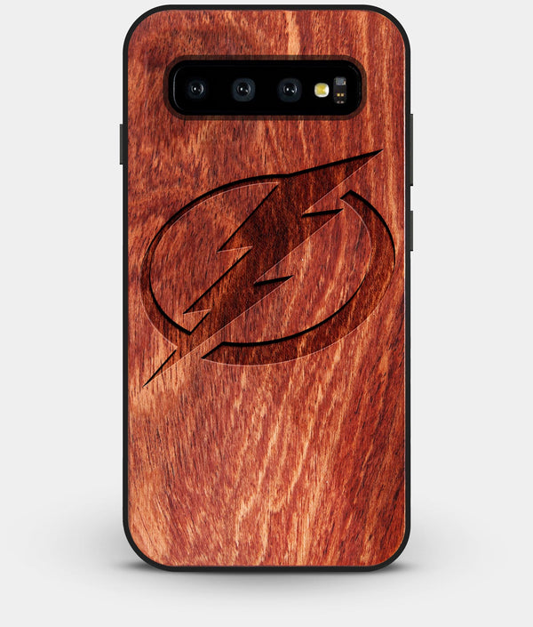 Best Custom Engraved Wood Tampa Bay Lightning Galaxy S10 Plus Case - Engraved In Nature