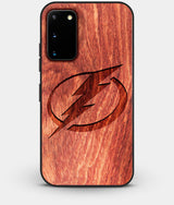 Best Custom Engraved Wood Tampa Bay Lightning Galaxy S20 Case - Engraved In Nature