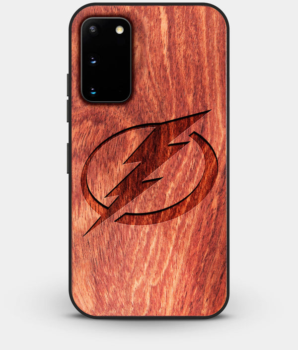 Best Wood Tampa Bay Lightning Galaxy S20 FE Case - Custom Engraved Cover - Engraved In Nature