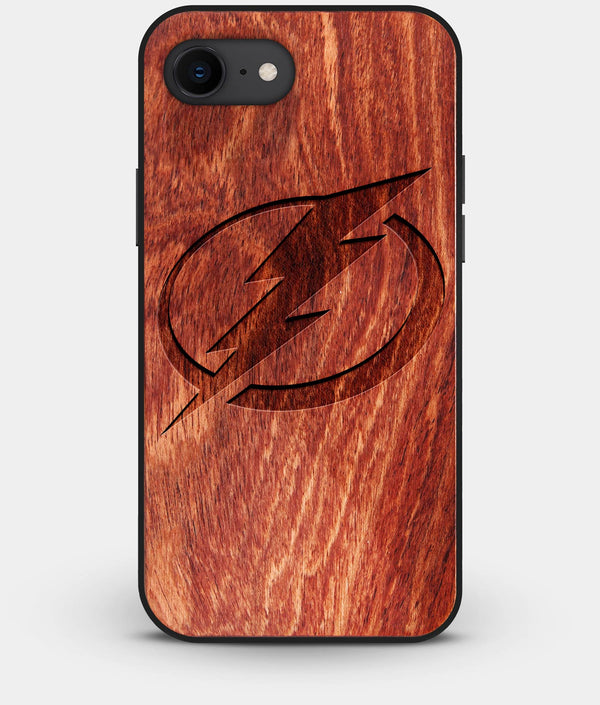 Best Custom Engraved Wood Tampa Bay Lightning iPhone 8 Case - Engraved In Nature