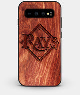Best Custom Engraved Wood Tampa Bay Rays Galaxy S10 Plus Case - Engraved In Nature