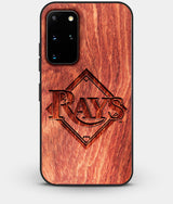 Best Custom Engraved Wood Tampa Bay Rays Galaxy S20 Plus Case - Engraved In Nature