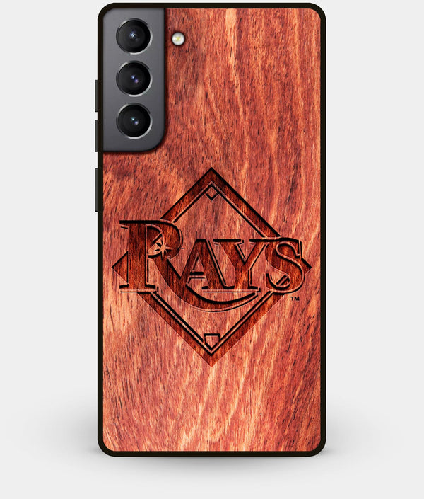 Best Wood Tampa Bay Rays Galaxy S21 Case - Custom Engraved Cover - Engraved In Nature