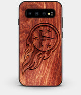 Best Custom Engraved Wood Tennessee Titans Galaxy S10 Case - Engraved In Nature
