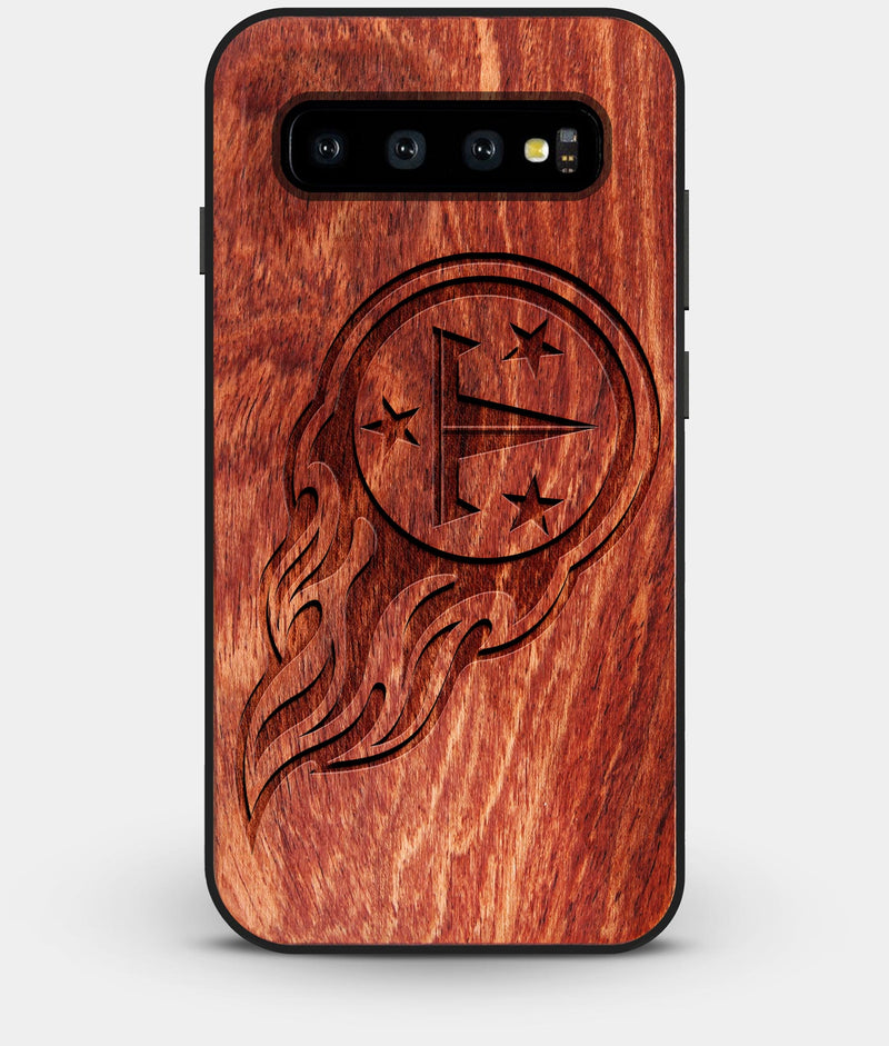 Best Custom Engraved Wood Tennessee Titans Galaxy S10 Plus Case - Engraved In Nature