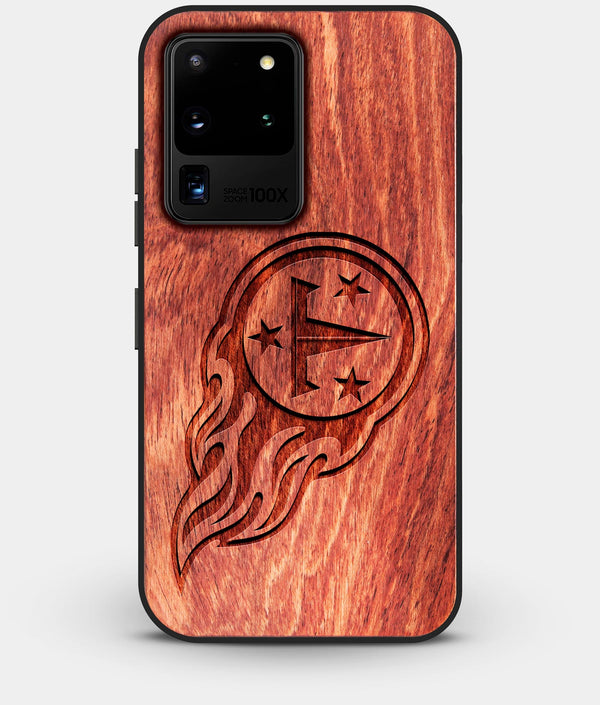 Best Custom Engraved Wood Tennessee Titans Galaxy S20 Ultra Case - Engraved In Nature