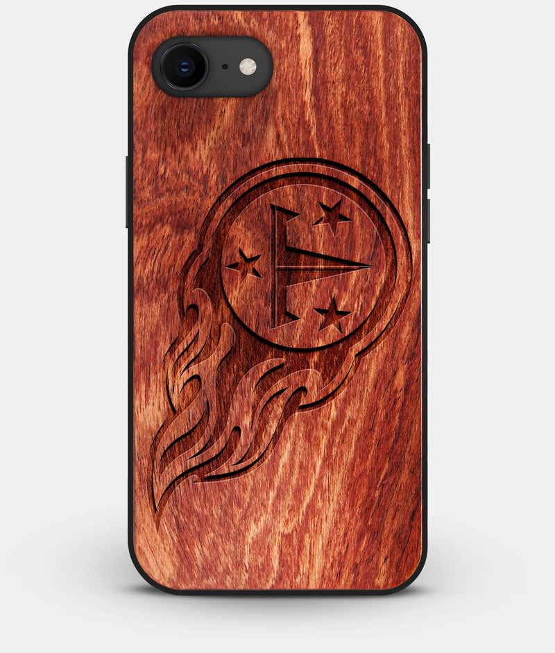 Best Custom Engraved Wood Tennessee Titans iPhone 8 Case - Engraved In Nature