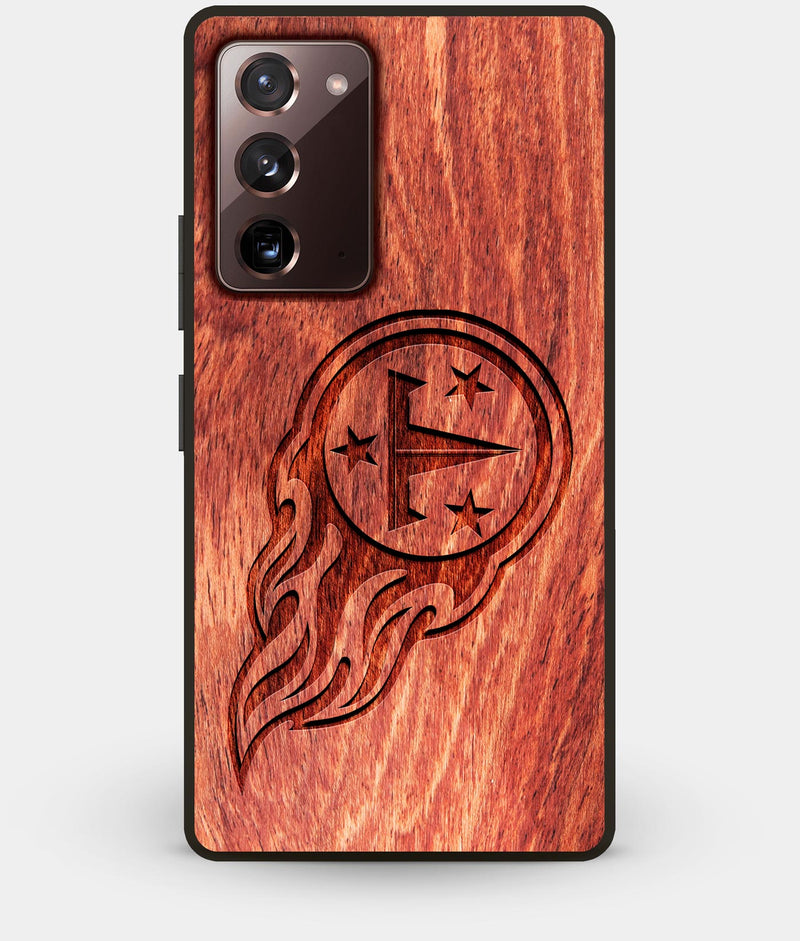 Best Custom Engraved Wood Tennessee Titans Note 20 Case - Engraved In Nature