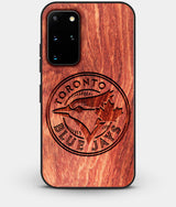 Best Custom Engraved Wood Toronto Blue Jays Galaxy S20 Plus Case - Engraved In Nature