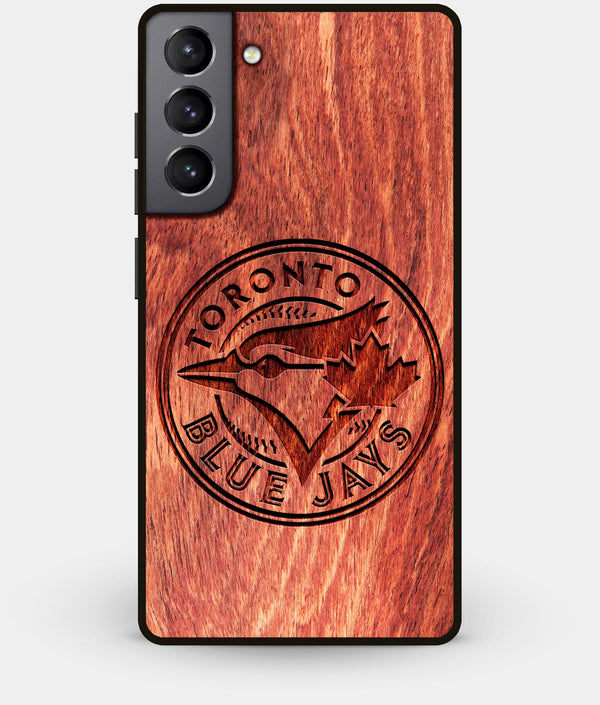 Best Wood Toronto Blue Jays Galaxy S21 Plus Case - Custom Engraved Cover - Engraved In Nature