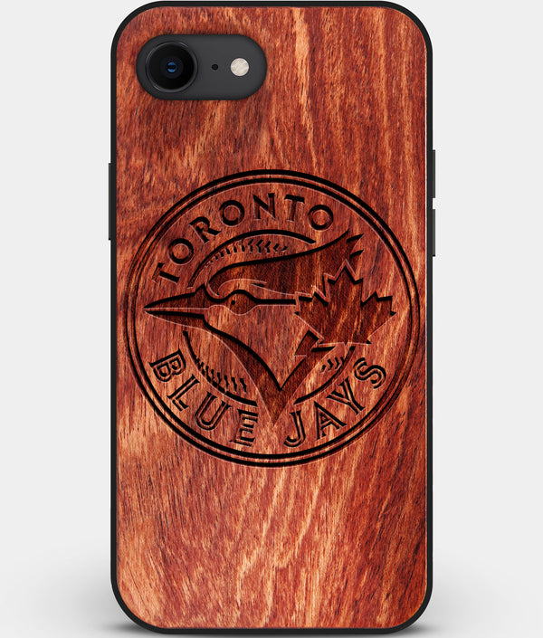 Best Custom Engraved Wood Toronto Blue Jays iPhone SE Case - Engraved In Nature