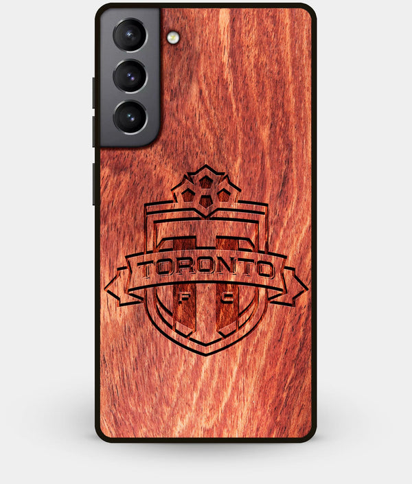 Best Wood Toronto FC Galaxy S21 Case - Custom Engraved Cover - Engraved In Nature