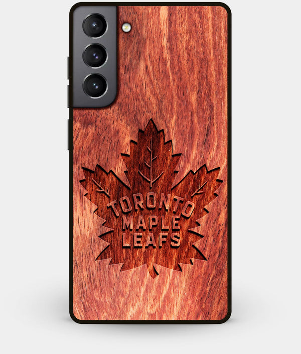 Best Wood Toronto Maple Leafs Galaxy S21 Case - Custom Engraved Cover - Engraved In Nature