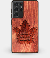 Best Wood Toronto Maple Leafs Galaxy S21 Ultra Case - Custom Engraved Cover - Engraved In Nature
