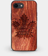 Best Custom Engraved Wood Toronto Maple Leafs iPhone 8 Case - Engraved In Nature