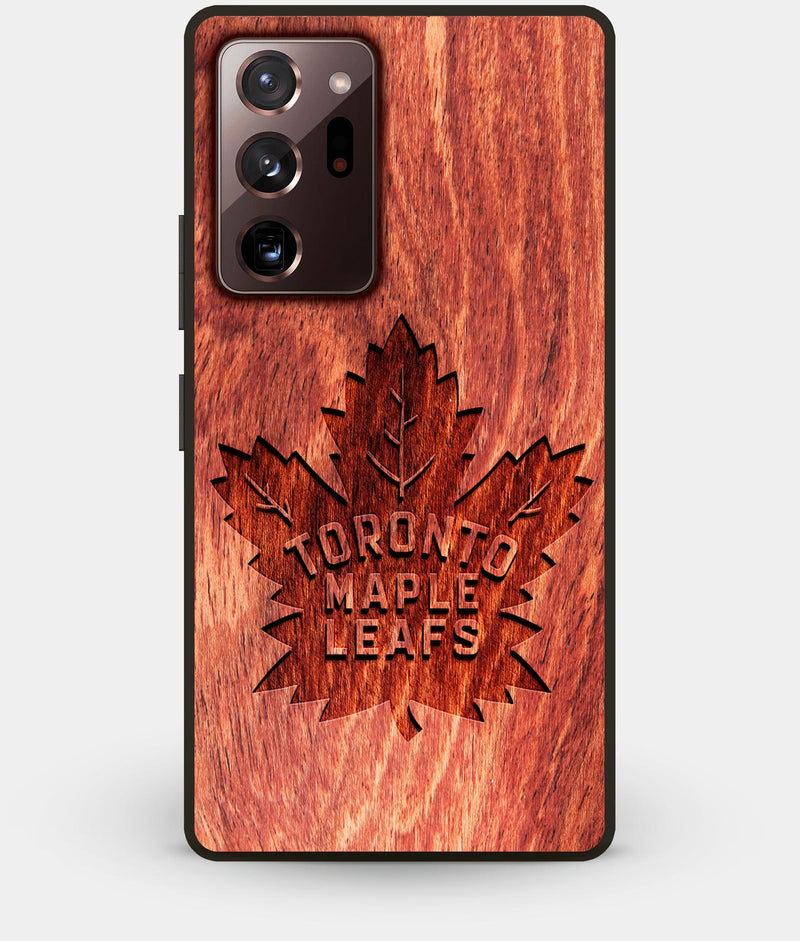 Best Custom Engraved Wood Toronto Maple Leafs Note 20 Ultra Case - Engraved In Nature