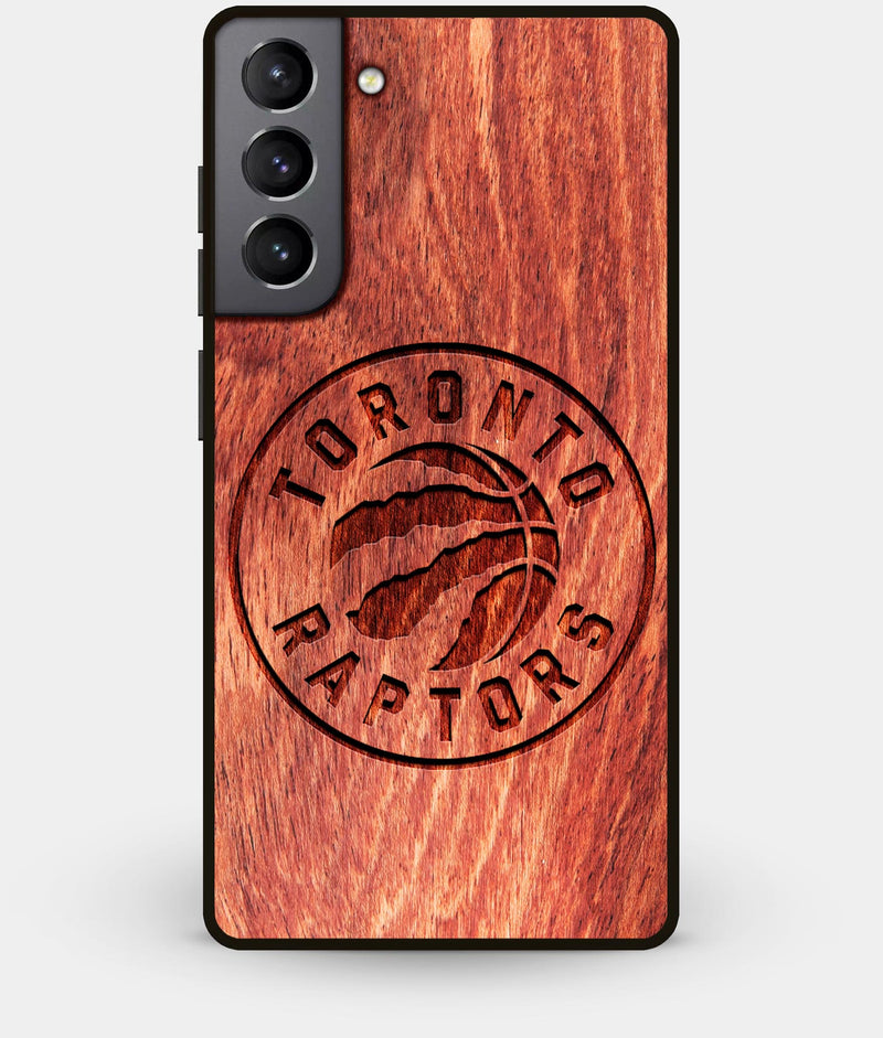 Best Wood Toronto Raptors Galaxy S21 Case - Custom Engraved Cover - Engraved In Nature