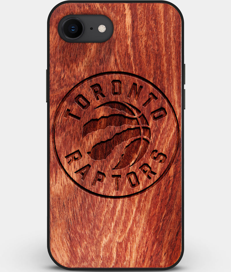 Best Custom Engraved Wood Toronto Raptors iPhone SE Case - Engraved In Nature