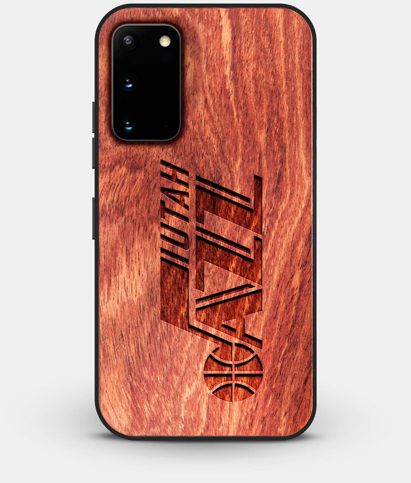 Best Wood Utah Jazz Galaxy S20 FE Case - Custom Engraved Cover - Engraved In Nature
